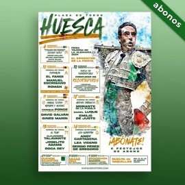 Abono Huesca - 6 Festejos (4,10 -14 August) PDF FILE-PRINT