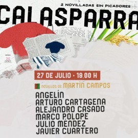 27/07 Calasparra (19:00) Novillos COLLECT AT THE BOX OFFICE