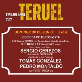 30/06 Teruel (19:00) Toros Mixta PDF FILE - PRINT