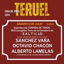 06/07 Teruel (19:00) Toros PDF FILE - PRINT